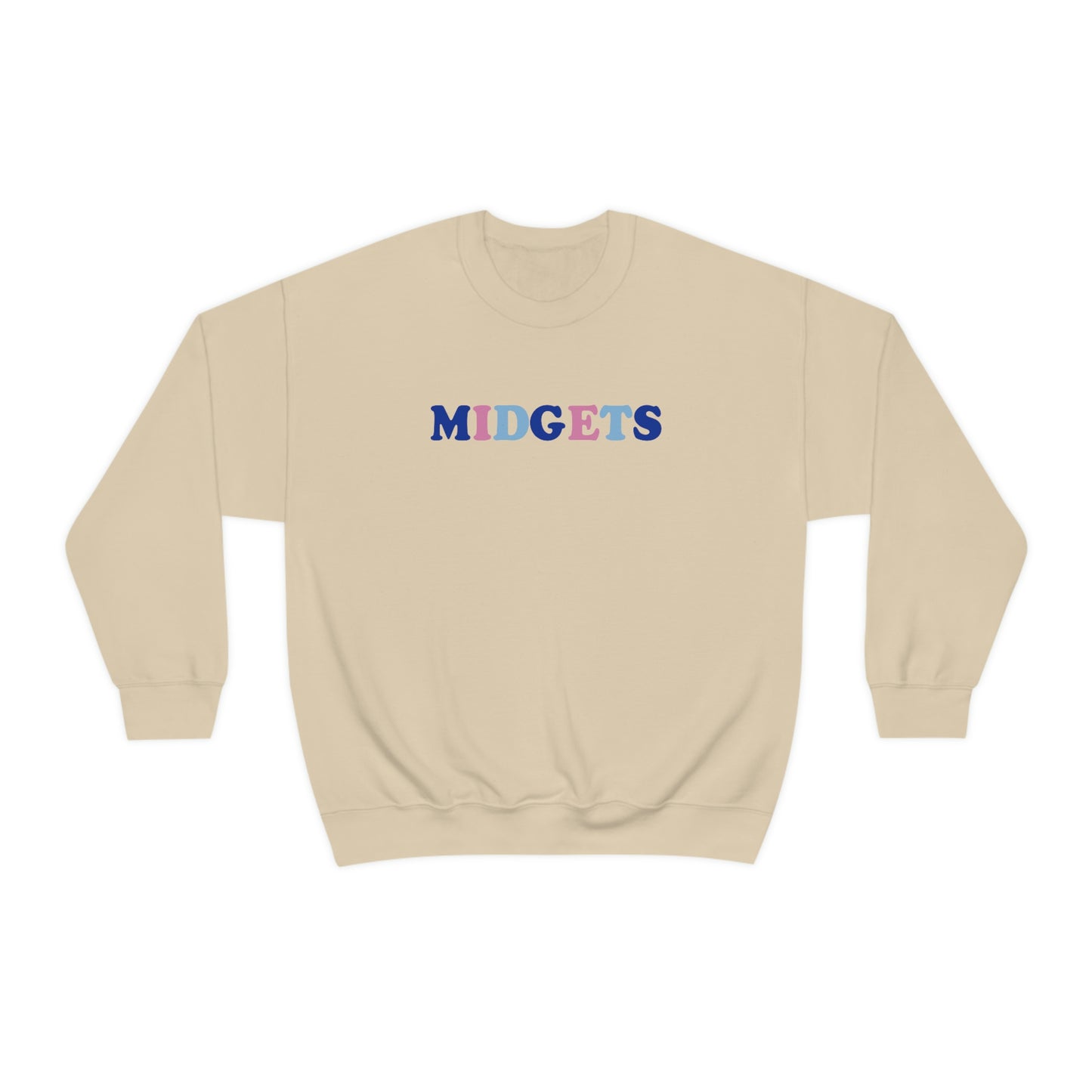 Pink and Blue Midgets Heavyweight Crewneck Sweatshirt