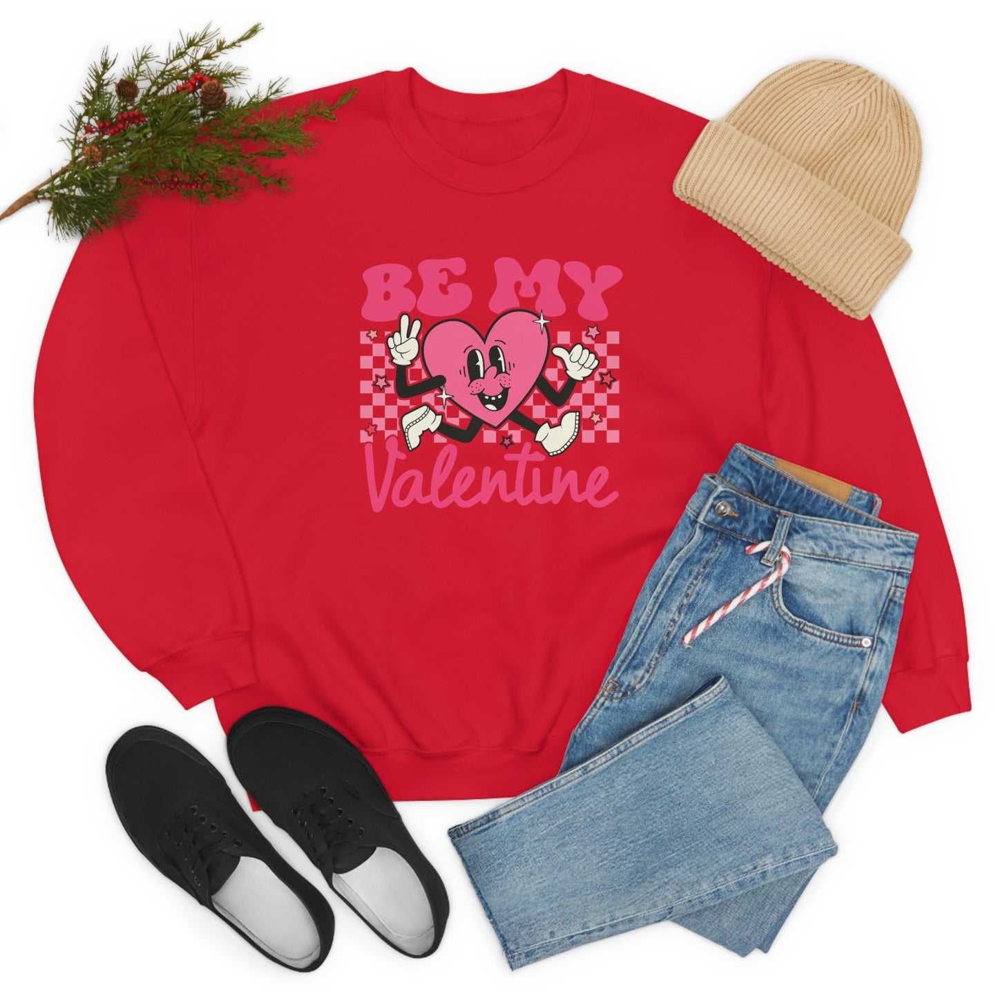 "Be My Valentine" Unisex Heavy Blend™ Crewneck Sweatshirt