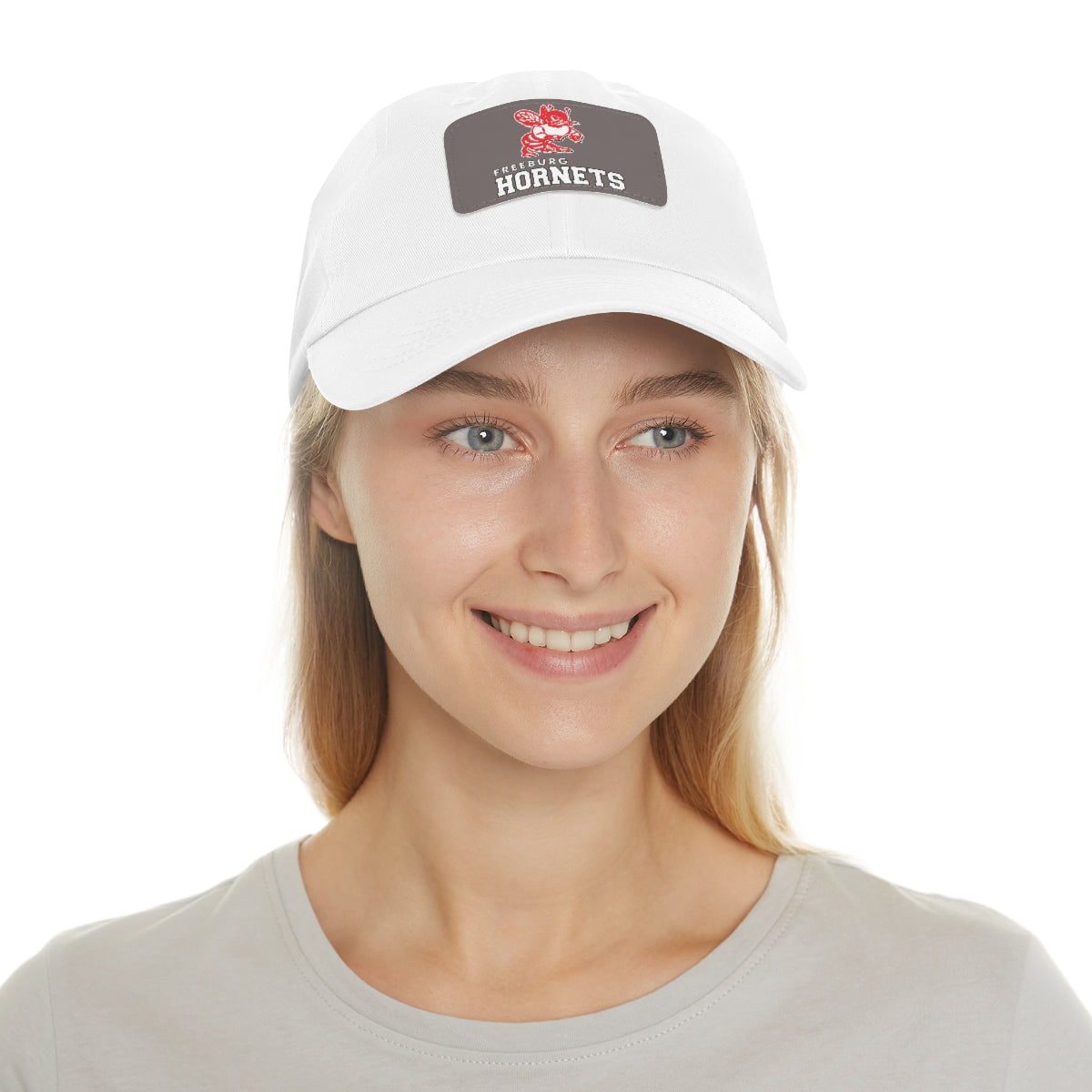 Freeburg Hornet Dad Hat with Leather Patch