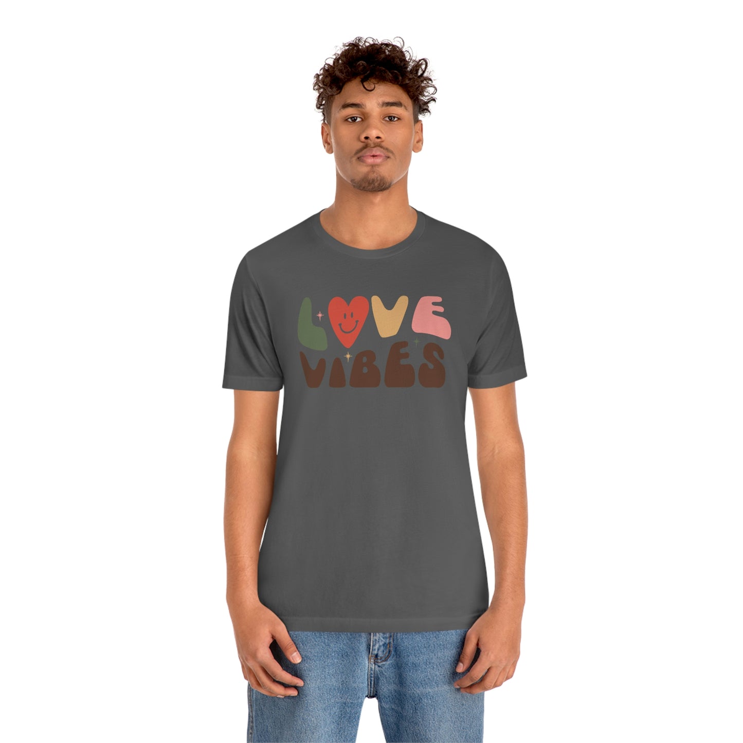 "Love Vibes" Unisex Jersey Short Sleeve Tee