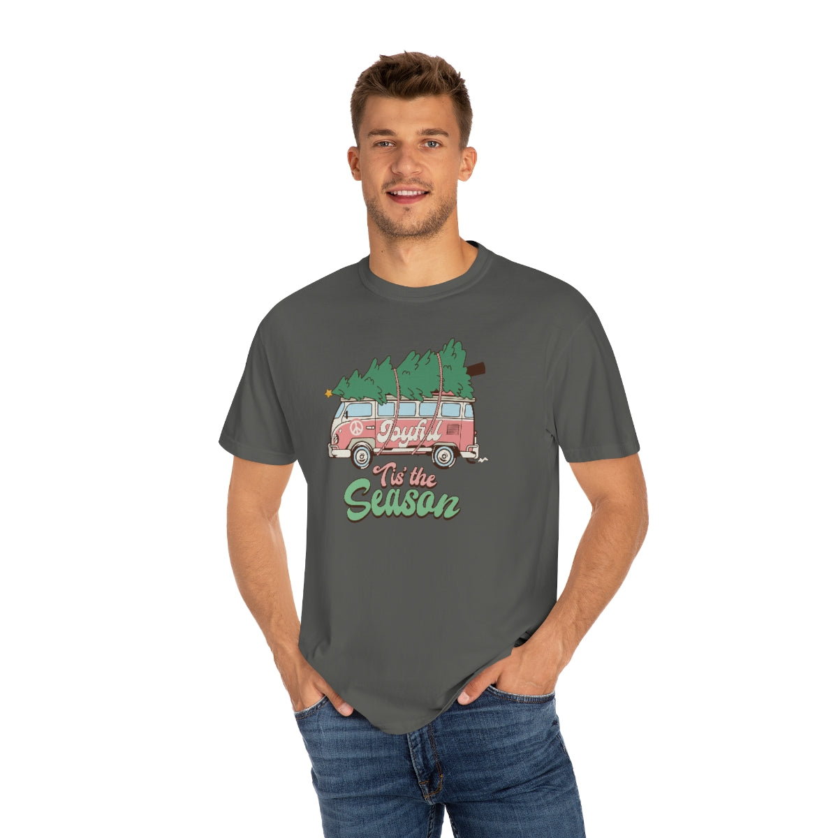 Tis the Season Retro Unisex Garment-Dyed Comfort Colors PREMIUM T-shirt