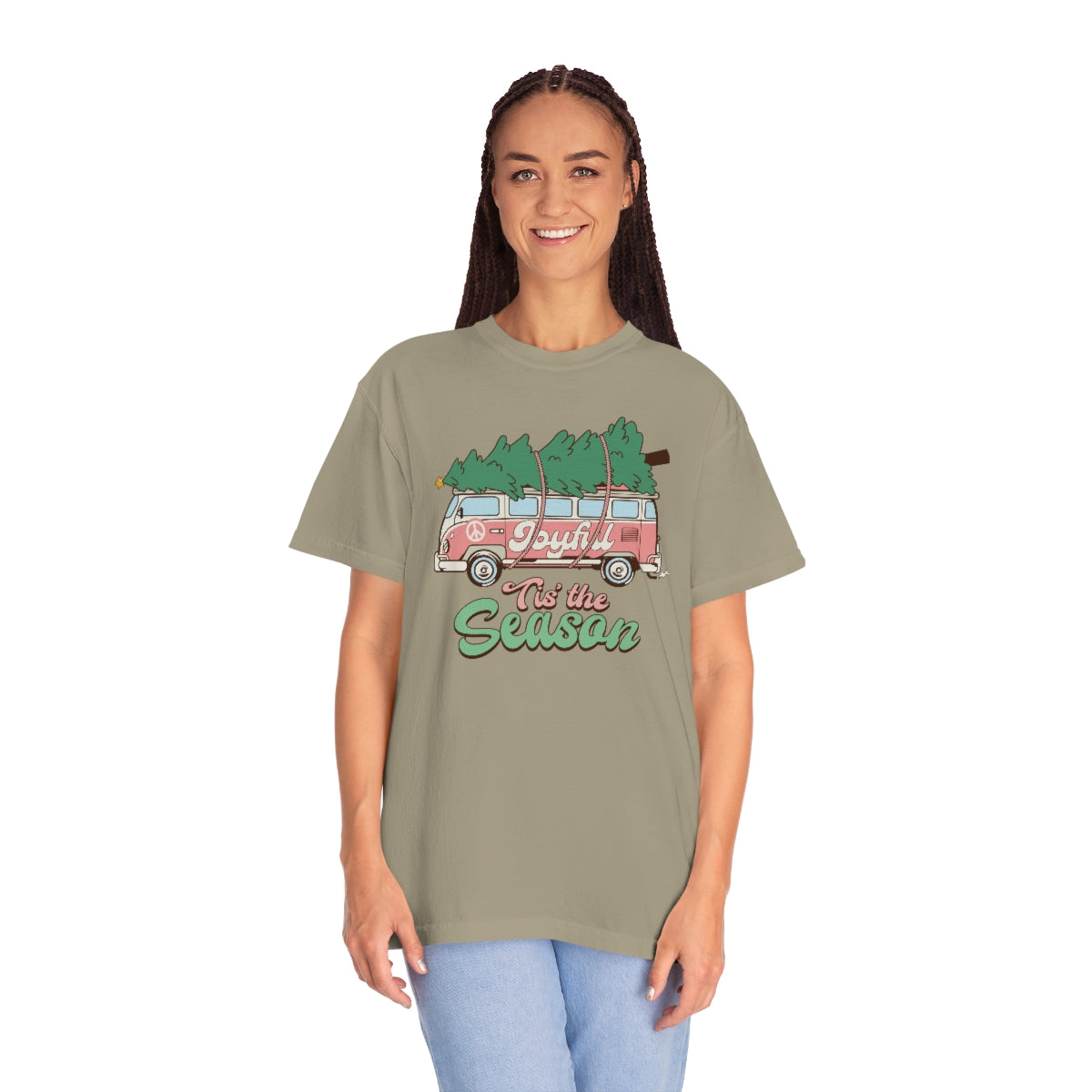 Tis the Season Retro Unisex Garment-Dyed Comfort Colors PREMIUM T-shirt