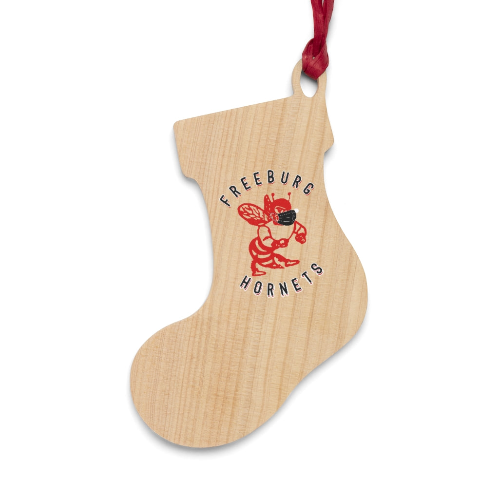 Freeburg Hornets Quarantine Wooden Ornaments