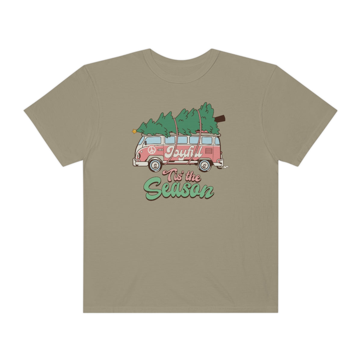 Tis the Season Retro Unisex Garment-Dyed Comfort Colors PREMIUM T-shirt