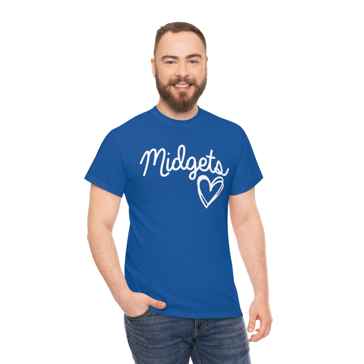Midget Heart Unisex Heavy Cotton Tee