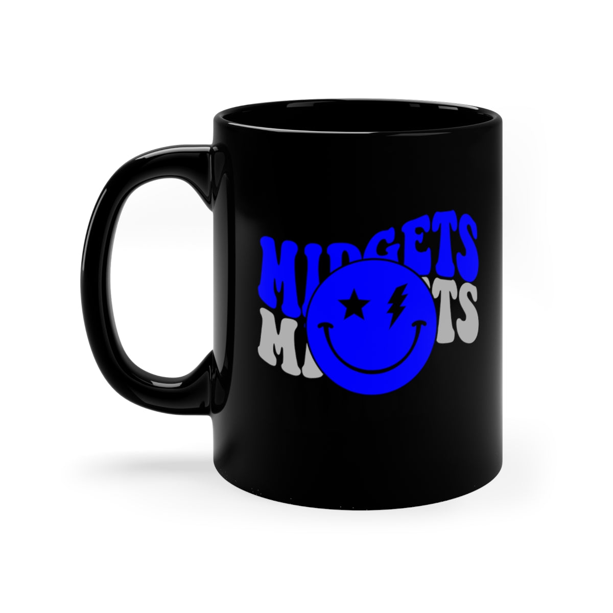 Midget Lightning 11oz Black Mug