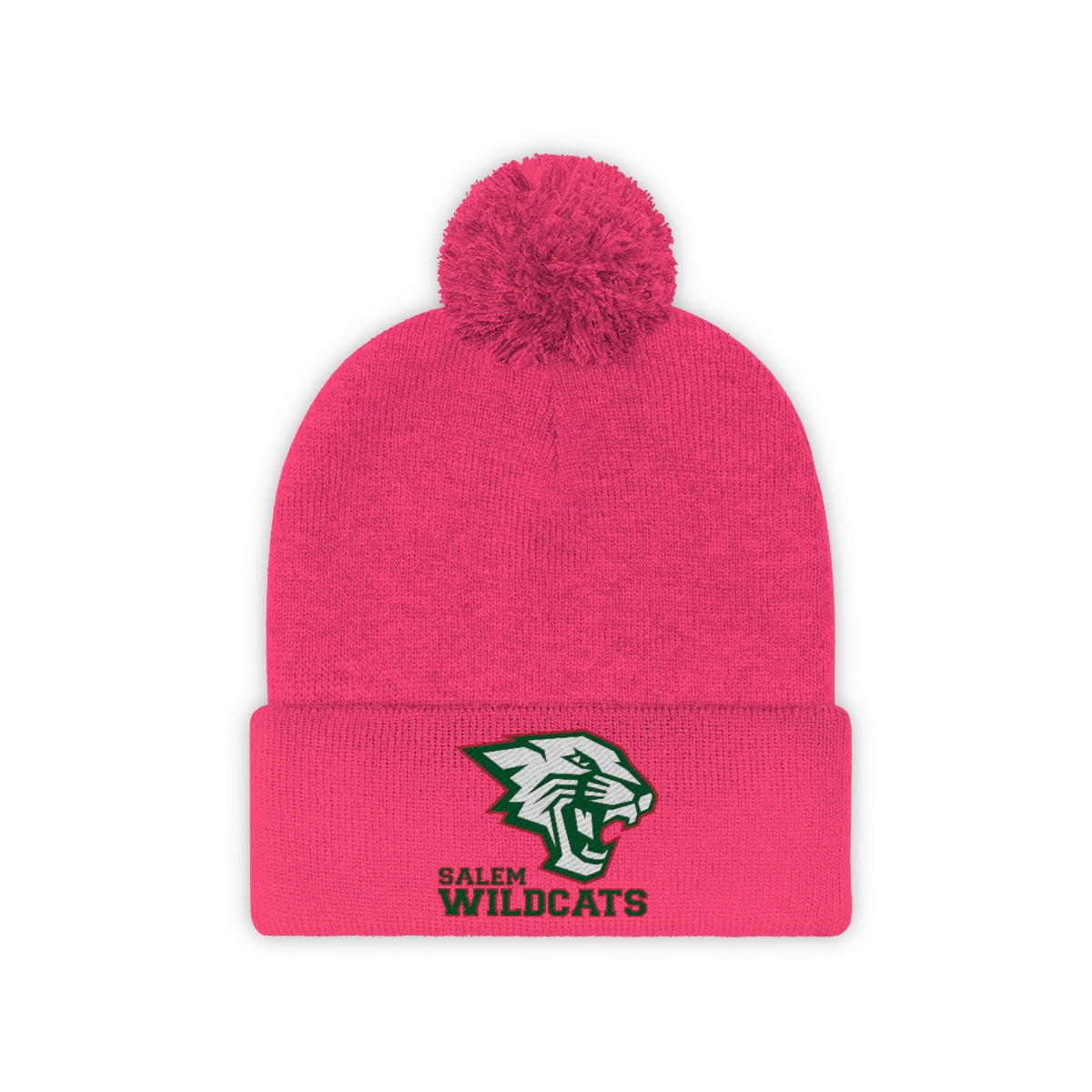 Salem Wildcats Pom Pom Beanie