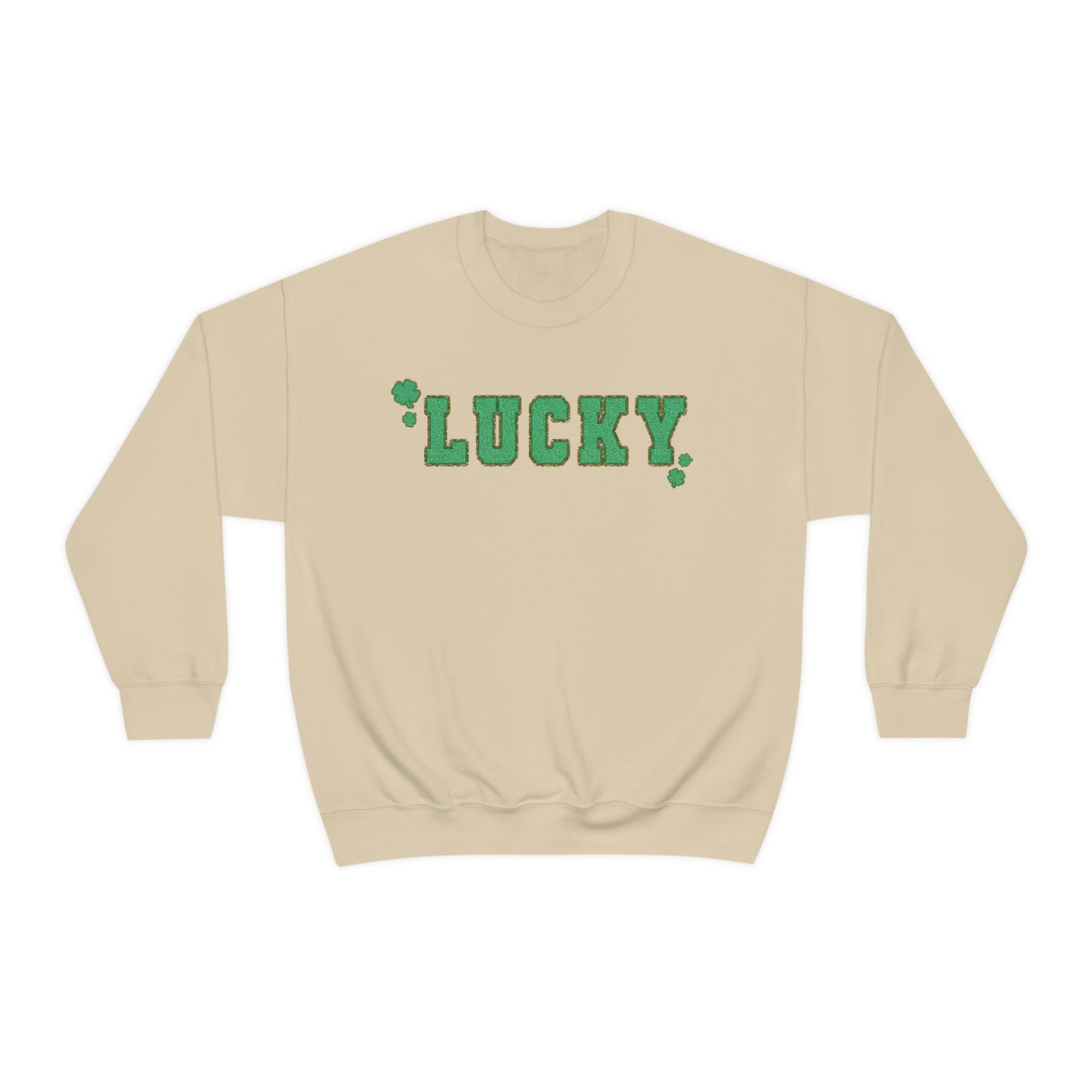 St. Patrick's Day "Lucky" Design Unisex Heavy Blend Crewneck Sweatshirt