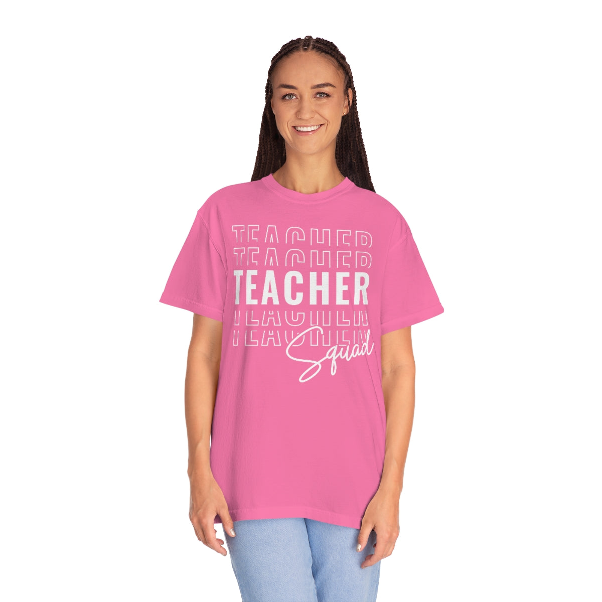 Teacher Squad Unisex Garment-Dyed Comfort Colors PREMIUM T-shirt