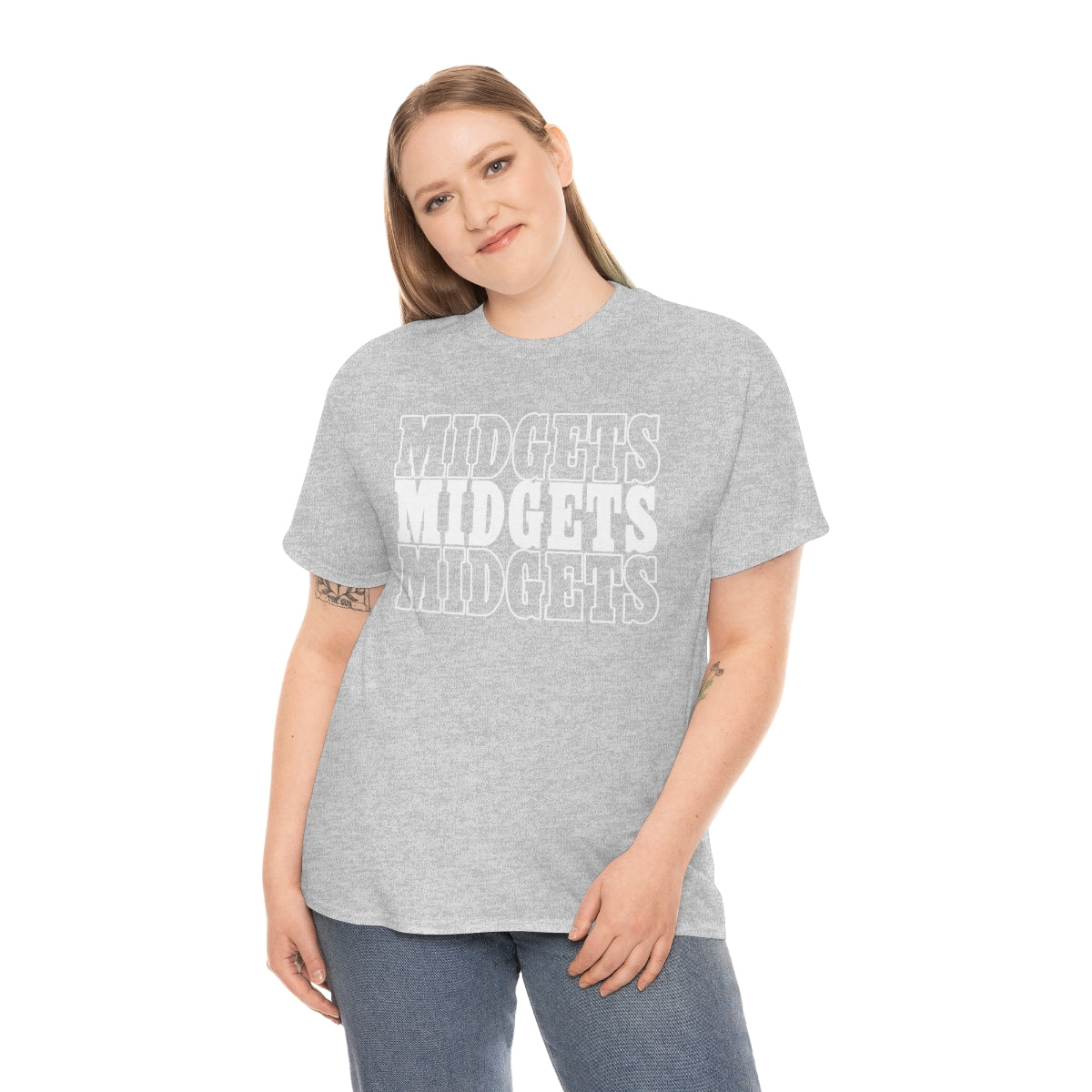 Midget Stack Unisex Heavy Cotton Tee