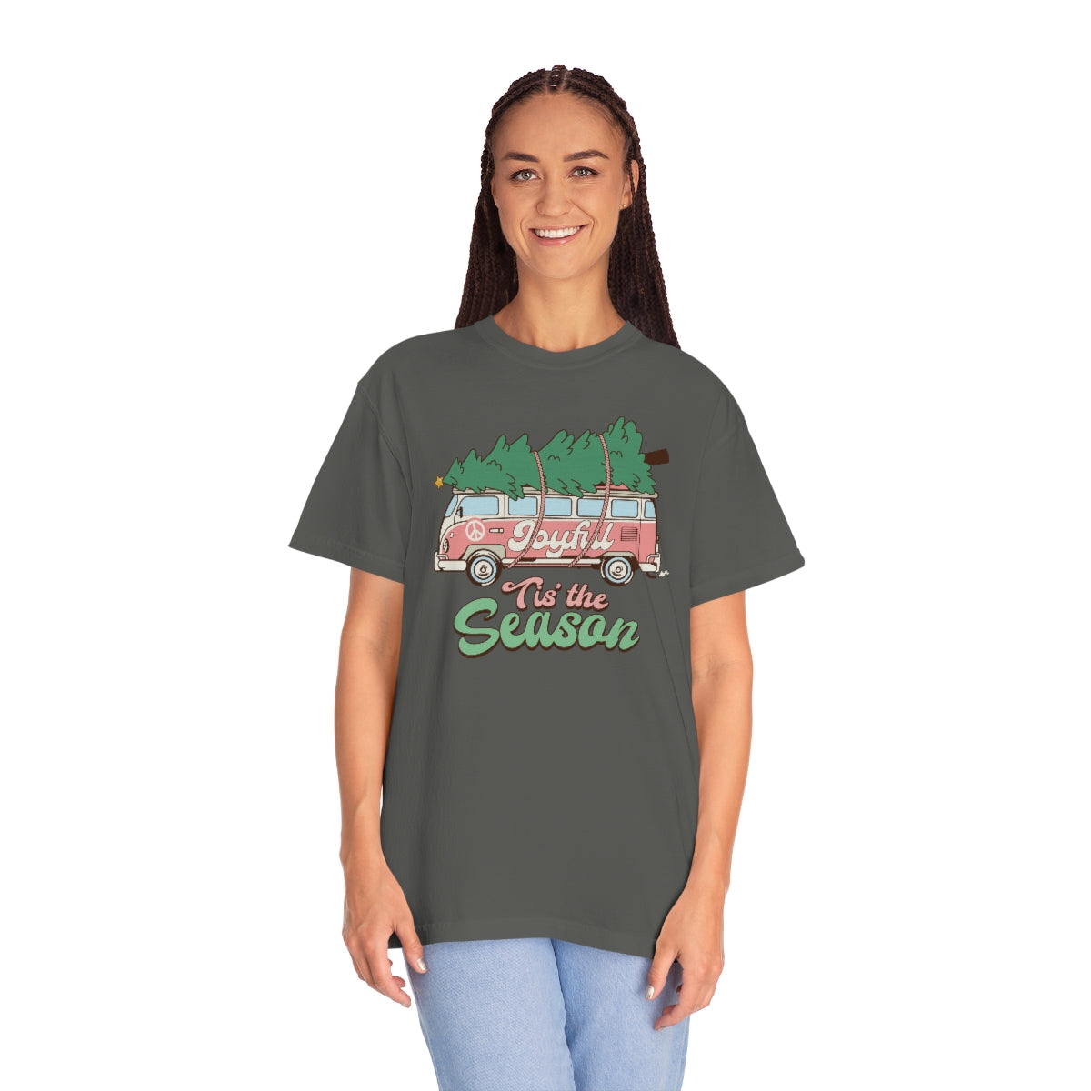 Tis the Season Retro Unisex Garment-Dyed Comfort Colors PREMIUM T-shirt