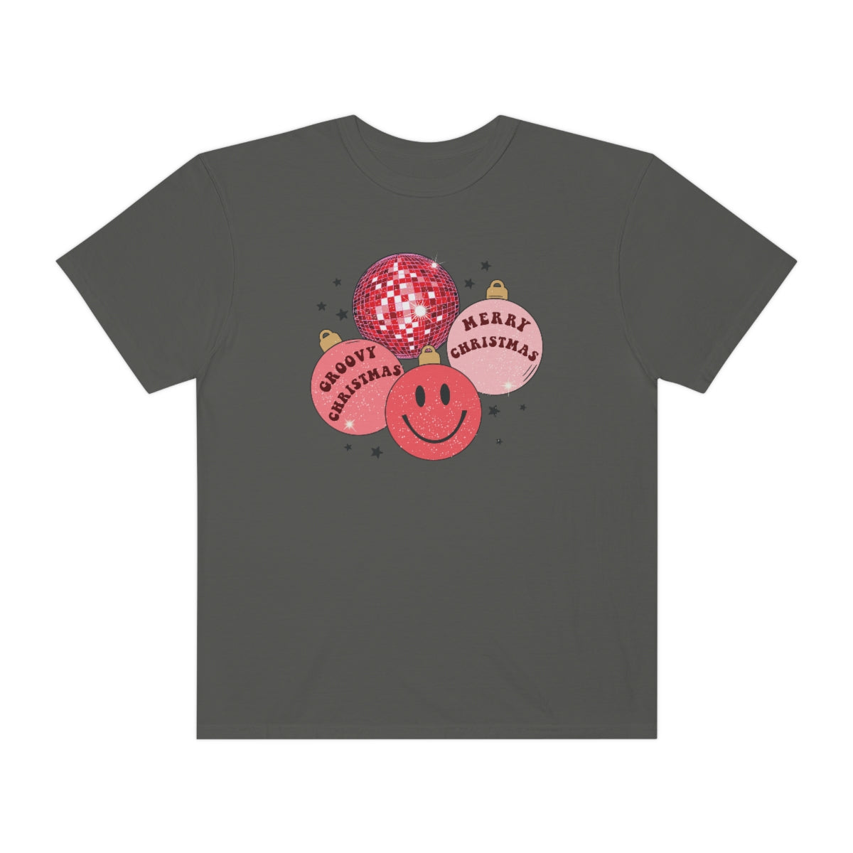 Groovy Christmas Unisex Garment-Dyed Comfort Colors PREMIUM T-shirt