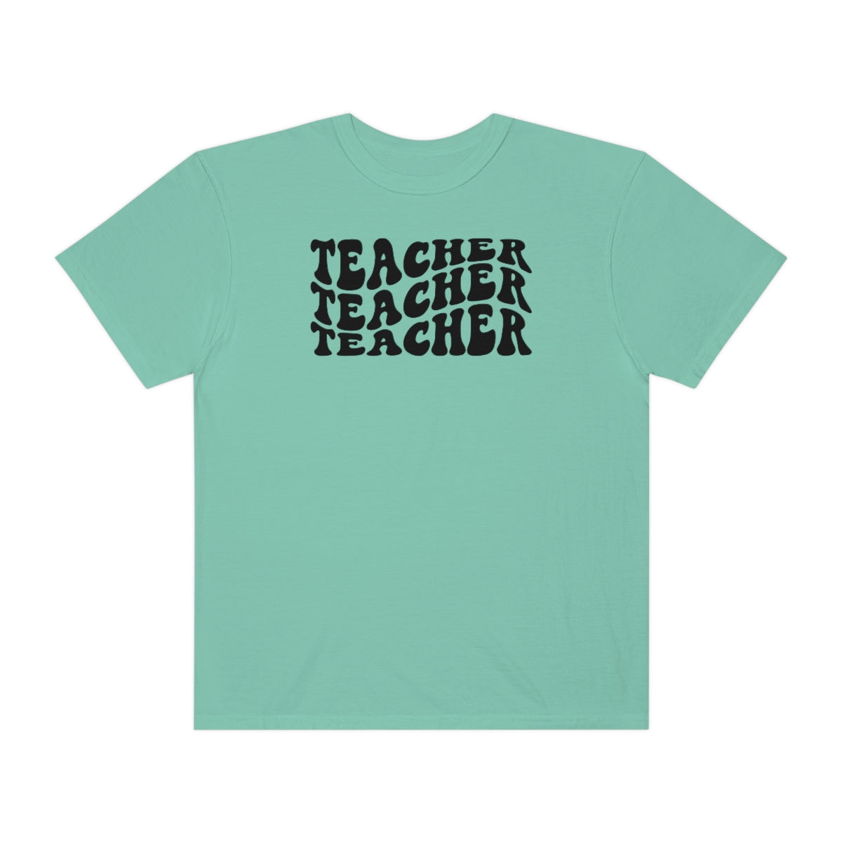 Teacher Black Print Unisex Garment-Dyed PREMIUM T-shirt