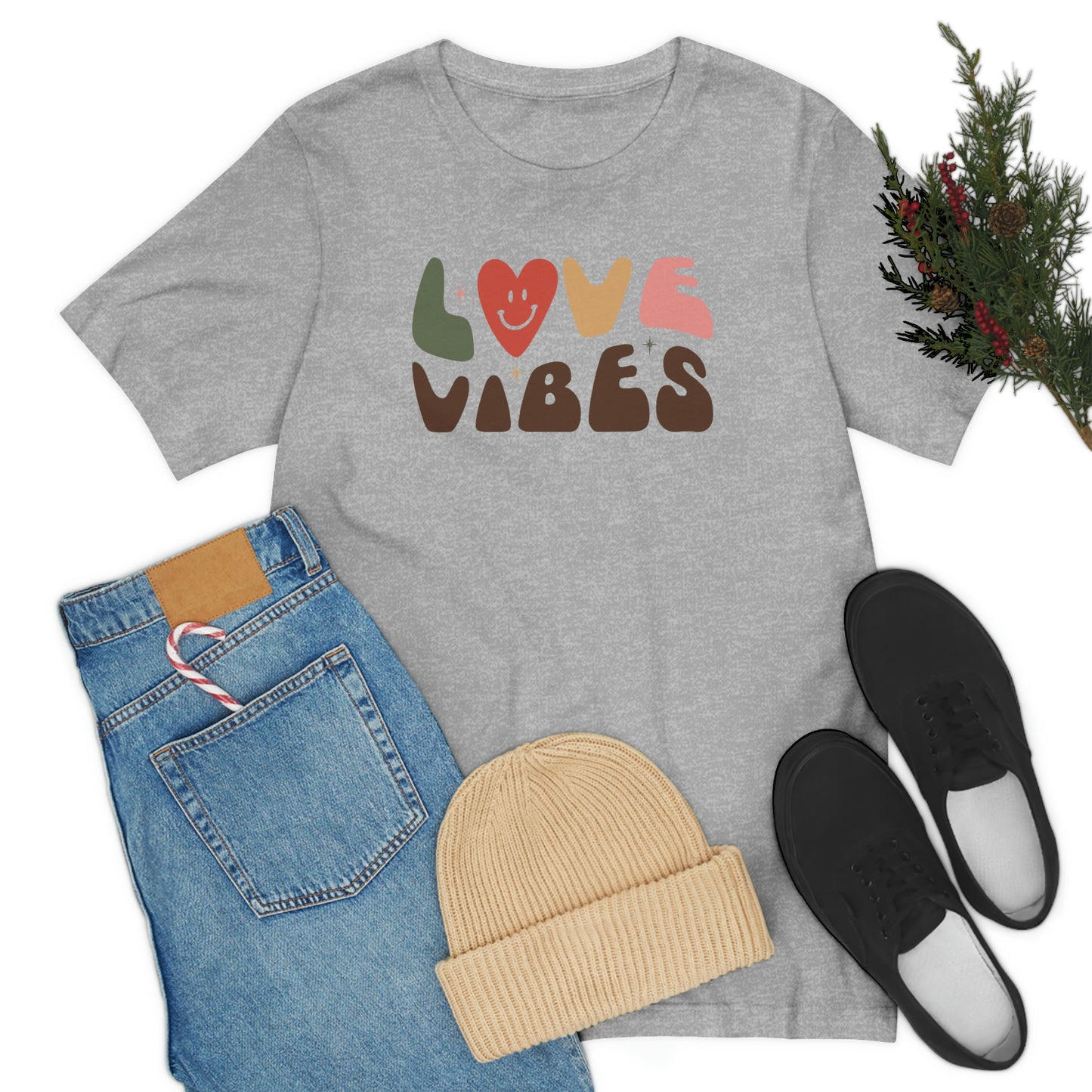 "Love Vibes" Unisex Jersey Short Sleeve Tee