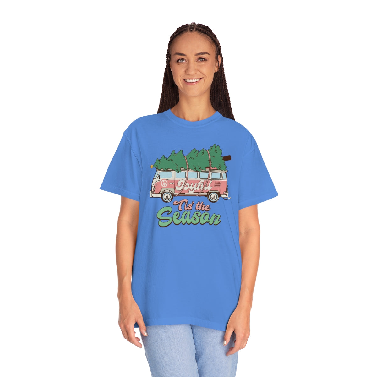 Tis the Season Retro Unisex Garment-Dyed Comfort Colors PREMIUM T-shirt