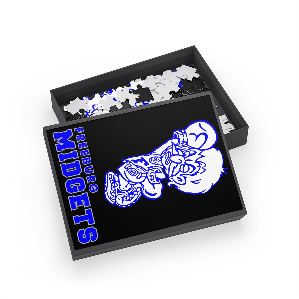 Freeburg Midget Puzzle - Black (96, 252, 500, 1000-Piece)