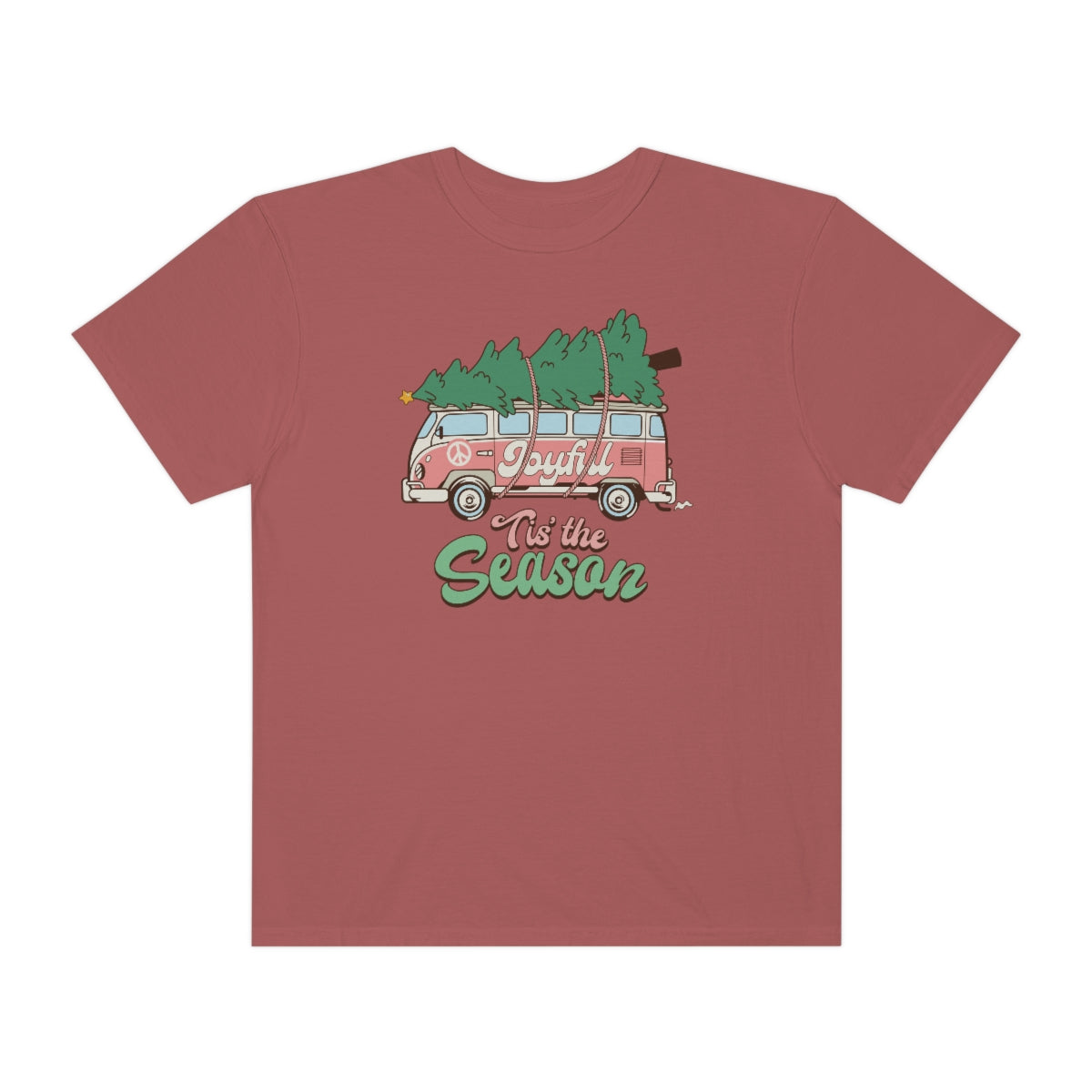 Tis the Season Retro Unisex Garment-Dyed Comfort Colors PREMIUM T-shirt