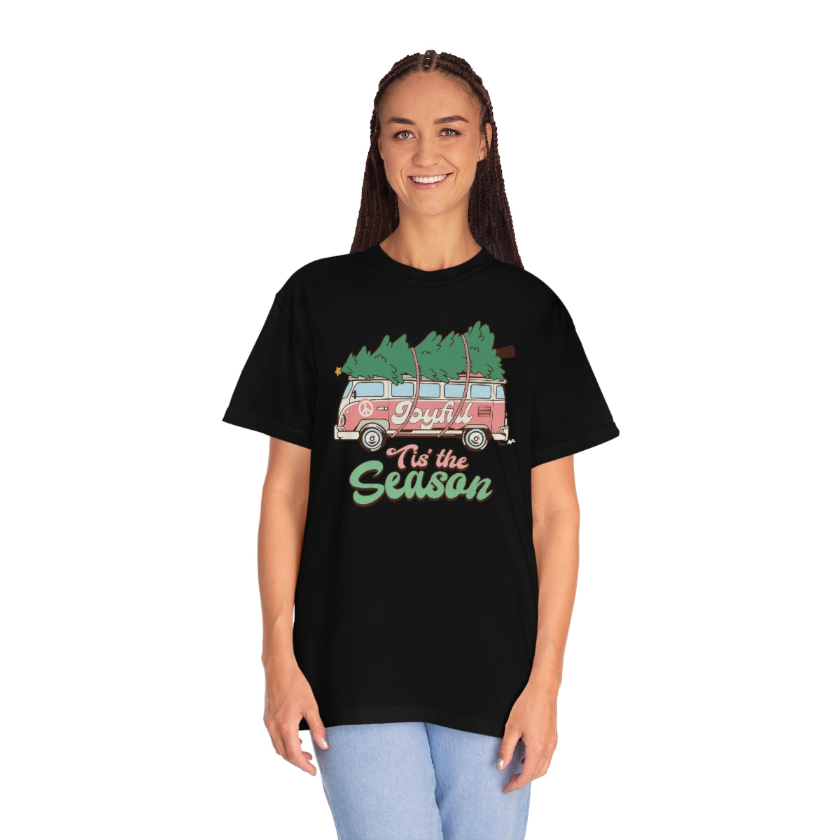 Tis the Season Retro Unisex Garment-Dyed Comfort Colors PREMIUM T-shirt