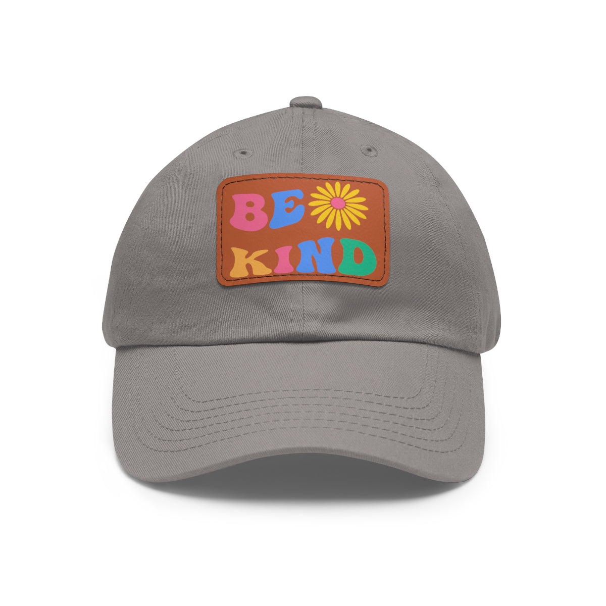 Be Kind Dad Hat with Leather Patch