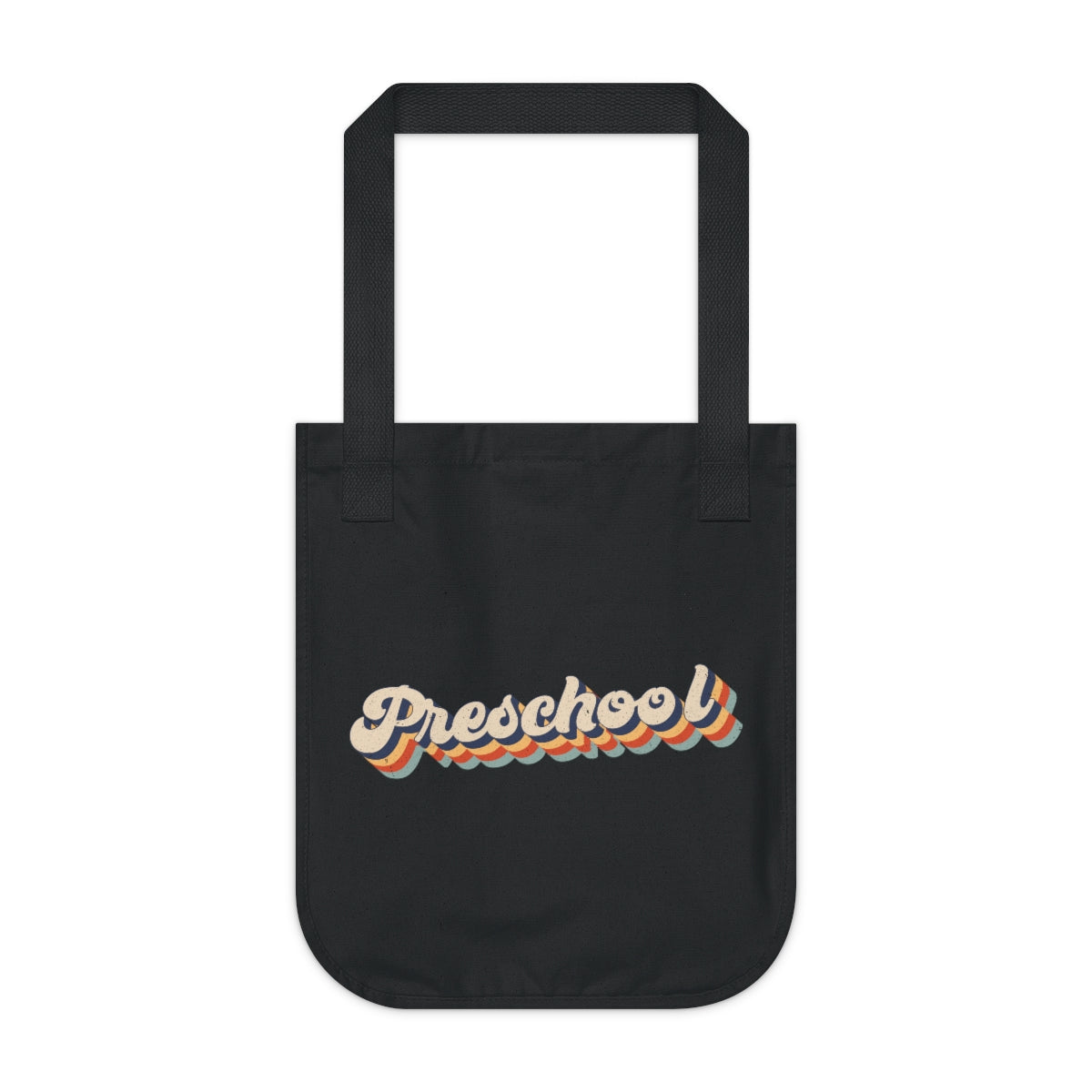 Preschool Organic Canvas Tote Bag