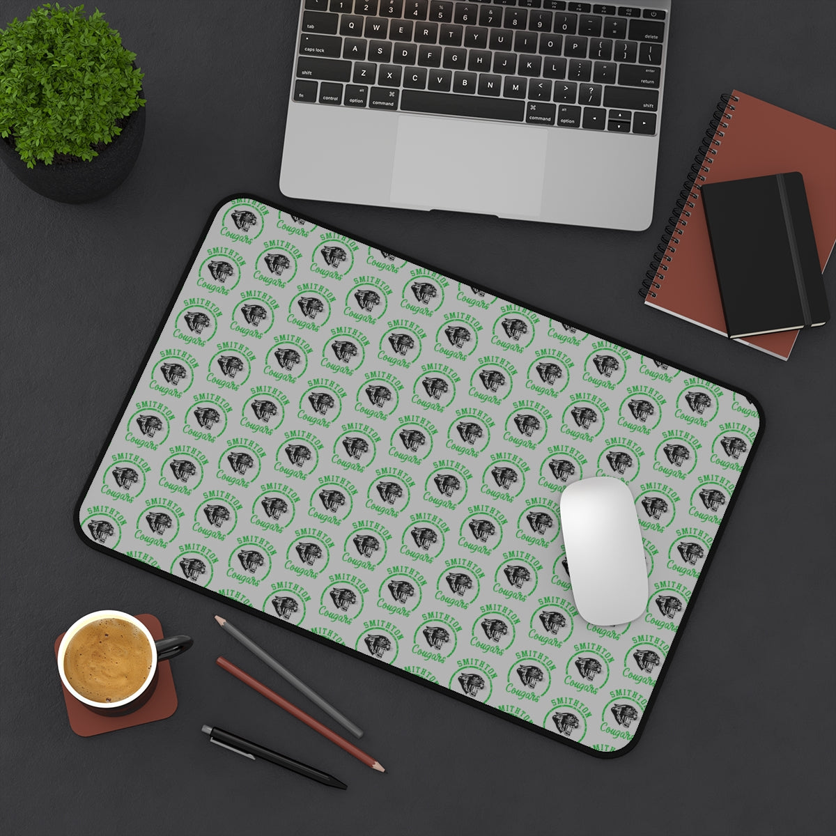 Smithton Cougars Pattern Desk Mat