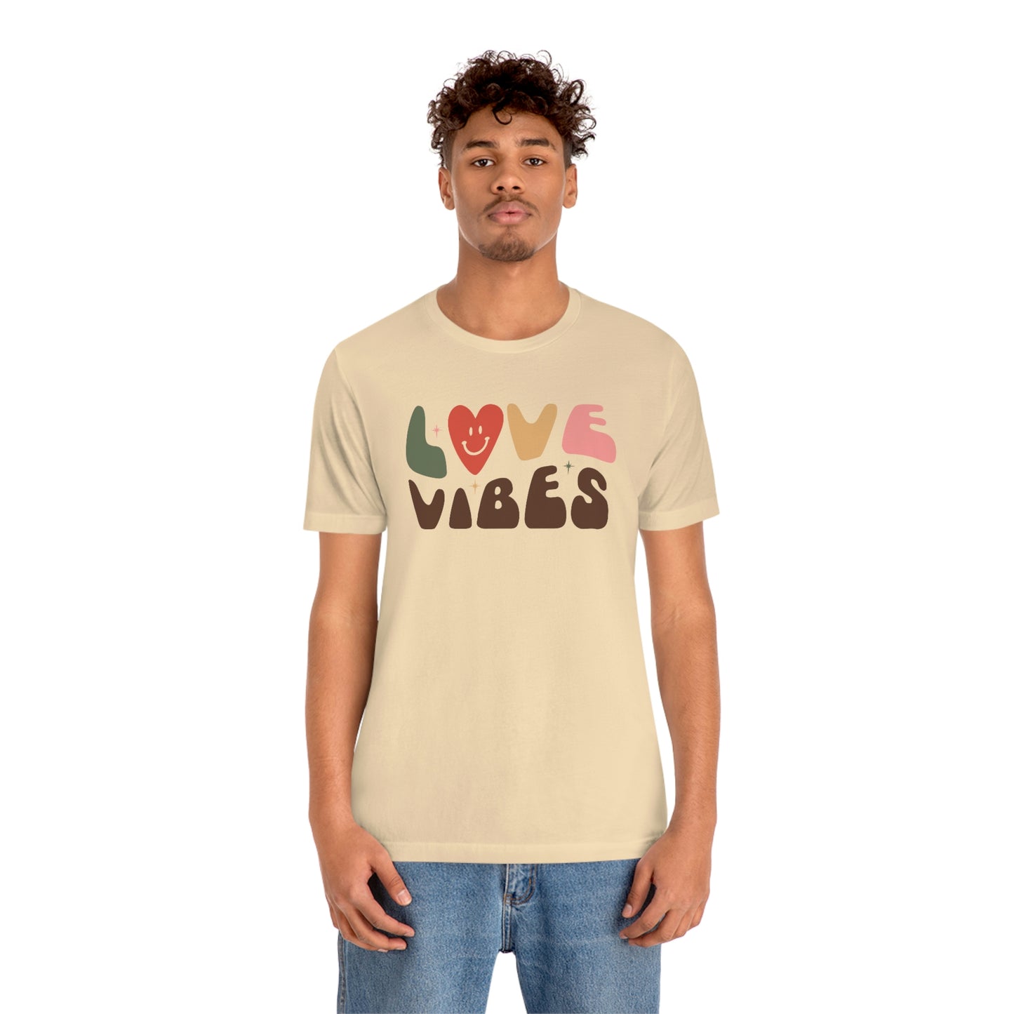 "Love Vibes" Unisex Jersey Short Sleeve Tee