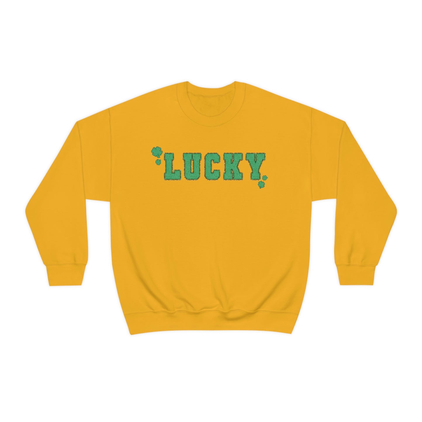 St. Patrick's Day "Lucky" Design Unisex Heavy Blend Crewneck Sweatshirt