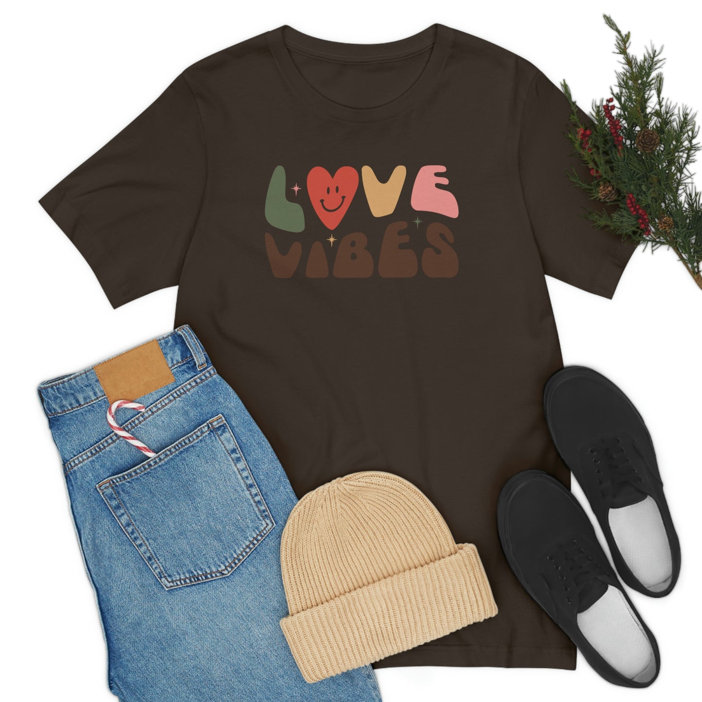 "Love Vibes" Unisex Jersey Short Sleeve Tee