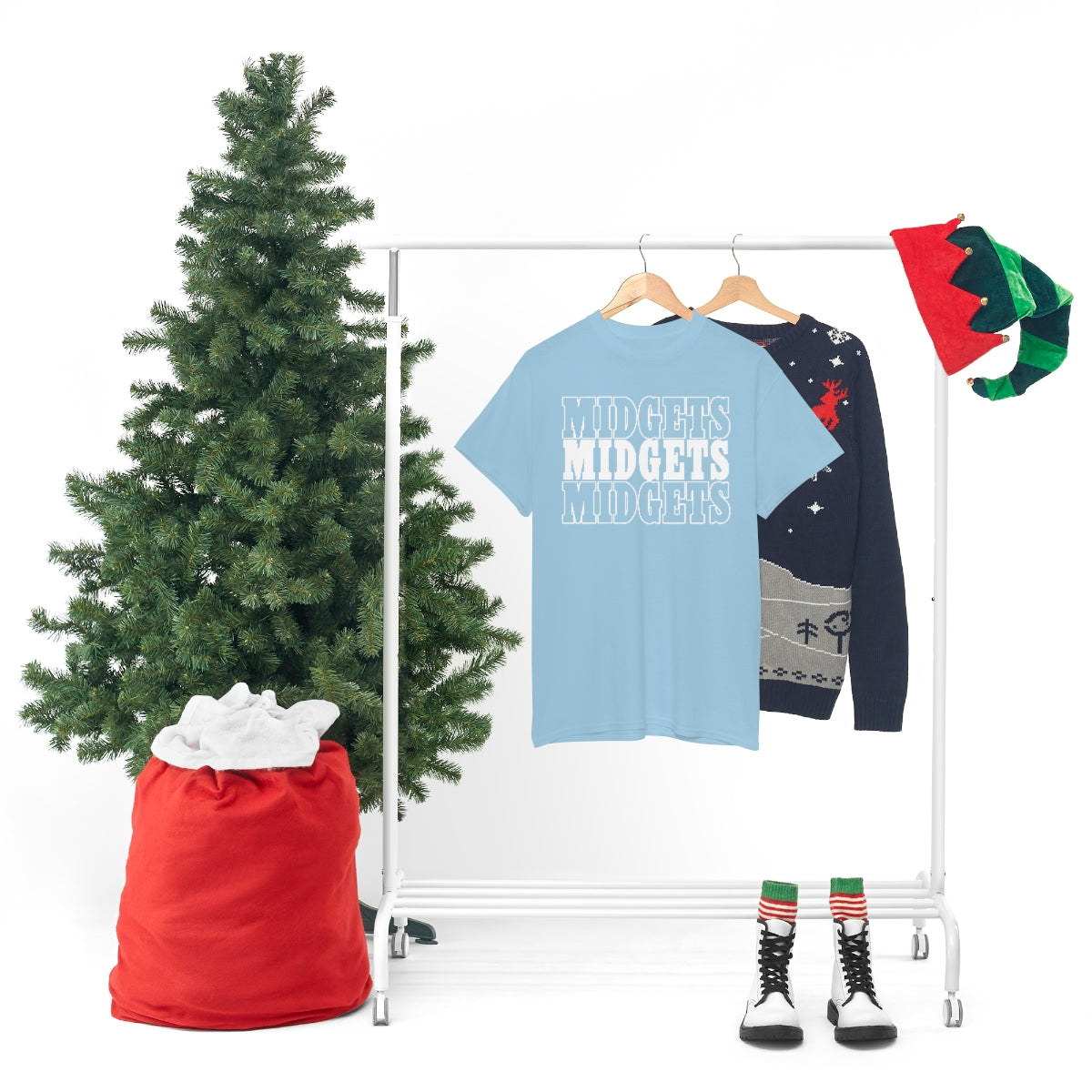 Midget Stack Unisex Heavy Cotton Tee