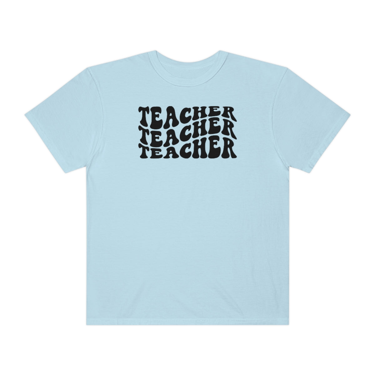 Teacher Black Print Unisex Garment-Dyed PREMIUM T-shirt