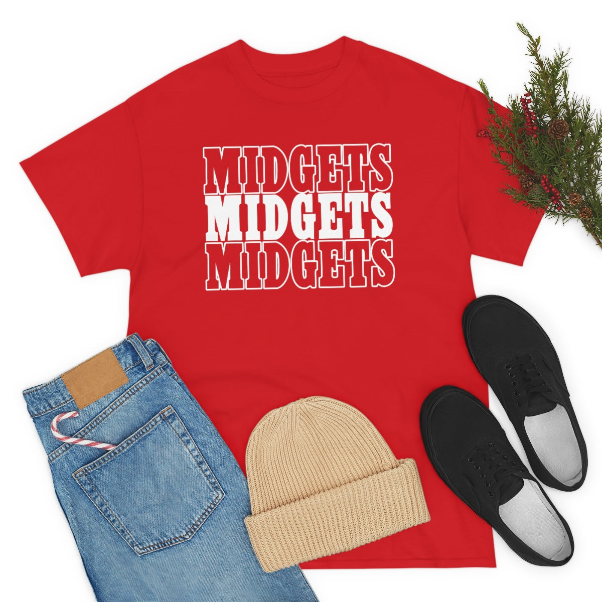 Midget Stack Unisex Heavy Cotton Tee