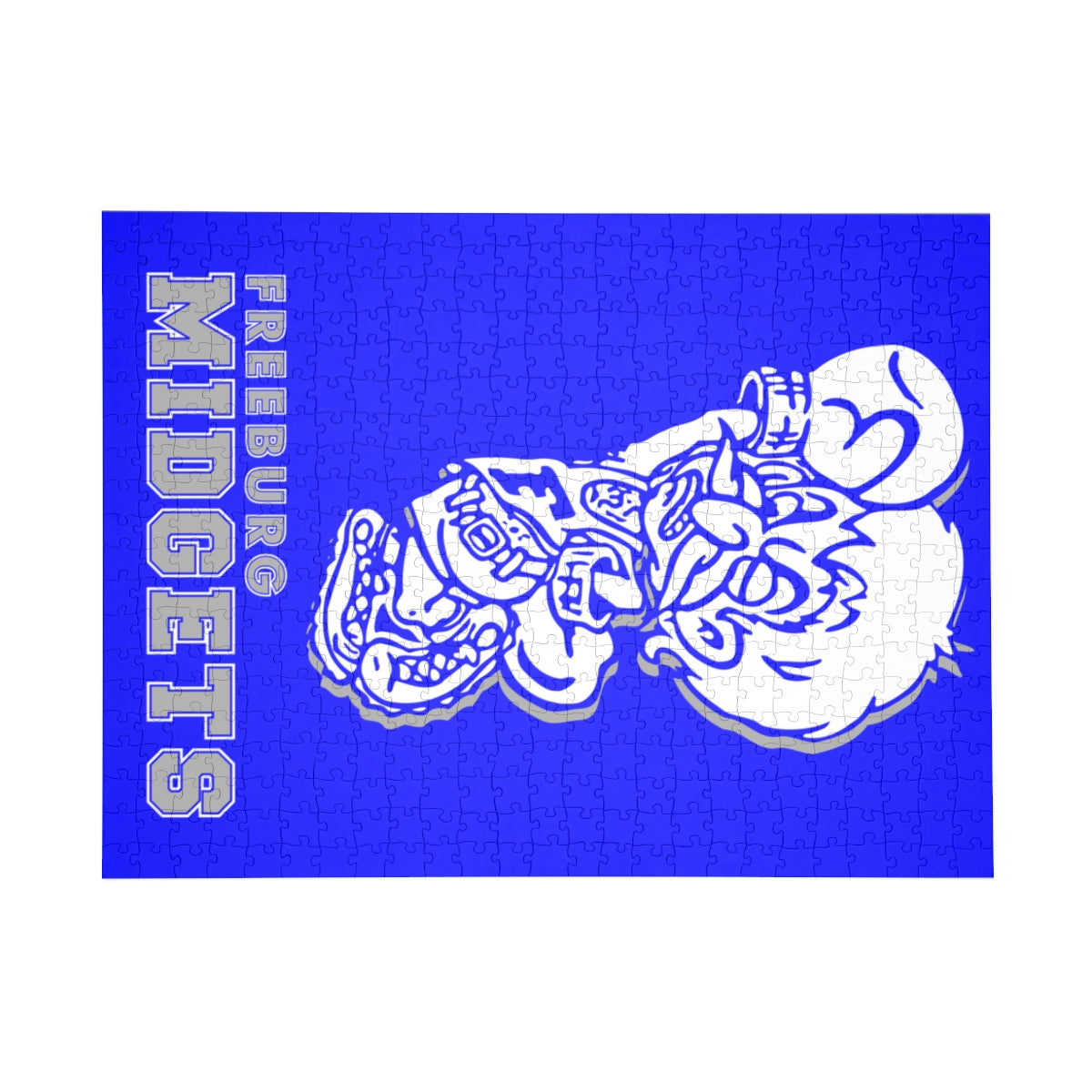 Freeburg Midget Puzzle - Blue (96, 252, 500, 1000-Piece)