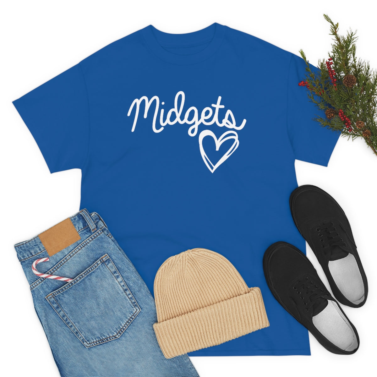 Midget Heart Unisex Heavy Cotton Tee