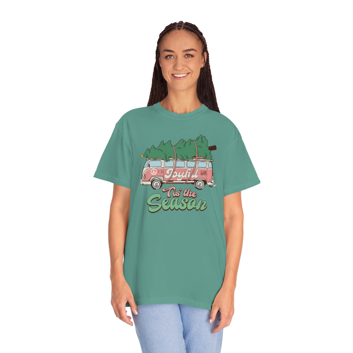 Tis the Season Retro Unisex Garment-Dyed Comfort Colors PREMIUM T-shirt