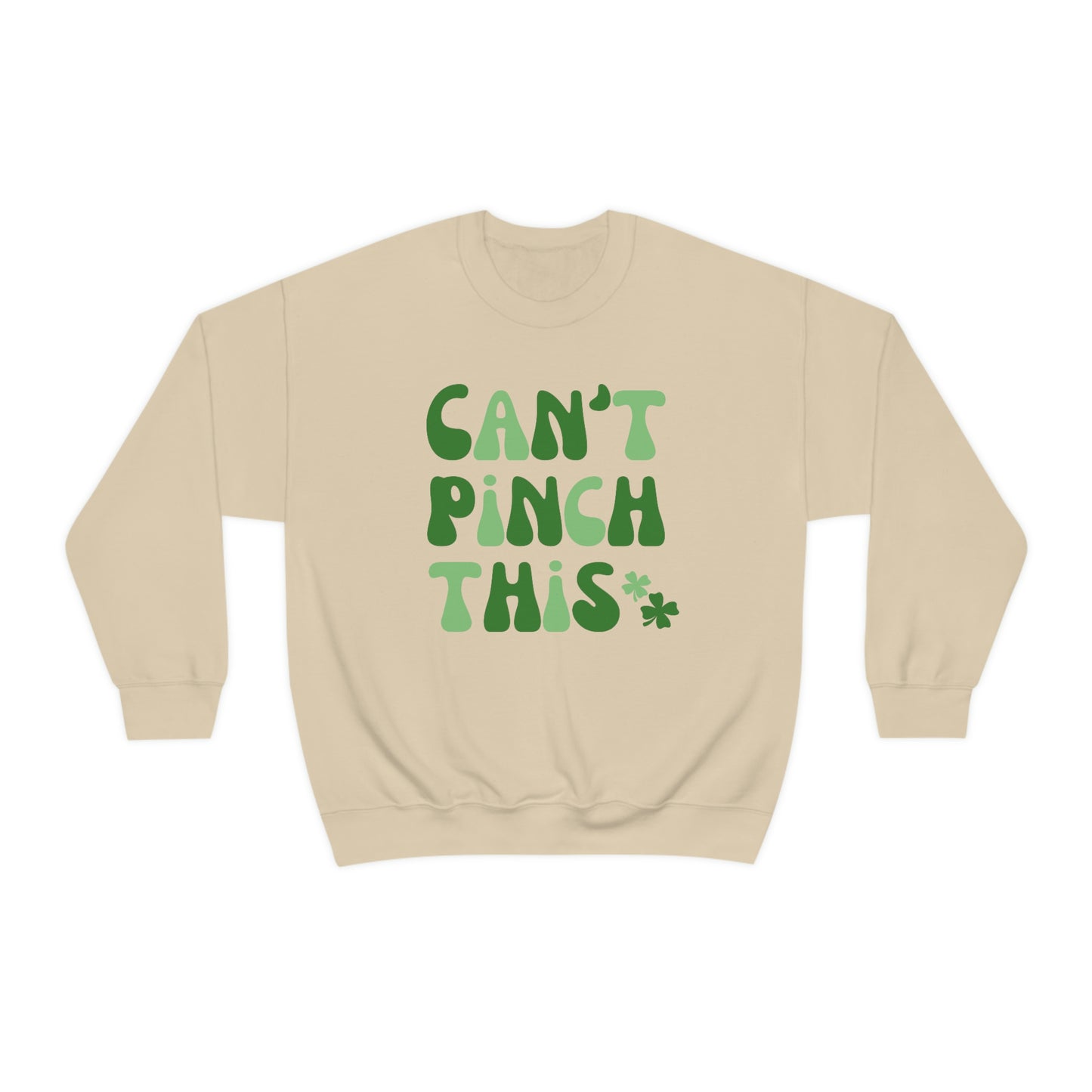 St. Patrick's Day "Can't Pinch This" Design Unisex Heavy Blend Crewneck Sweatshirt