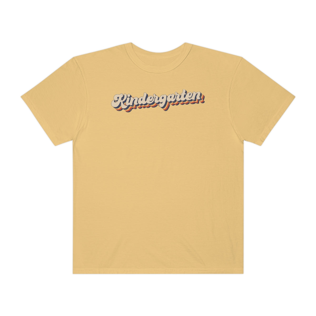 Retro Kindergarten Unisex Garment-Dyed Comfort Colors PREMIUM T-shirt