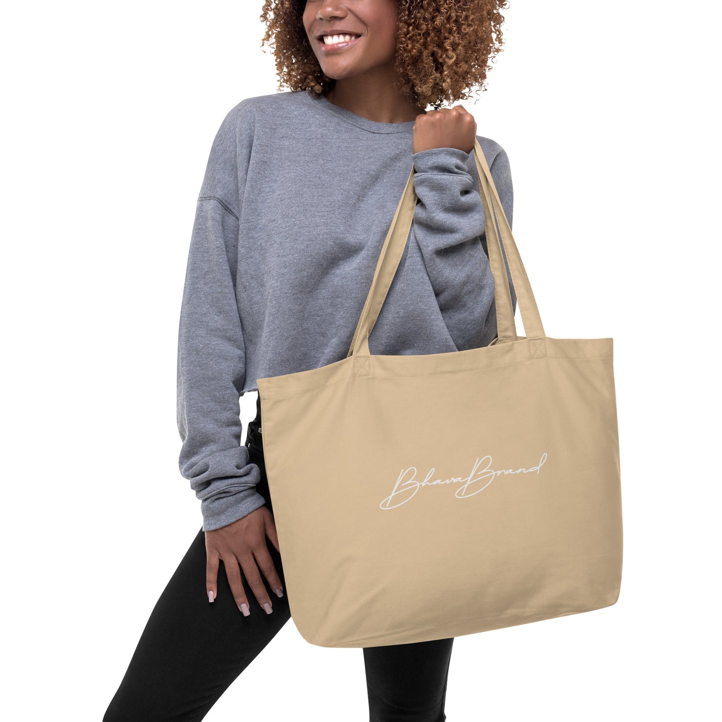 Bhava Brand Large organic tote bag