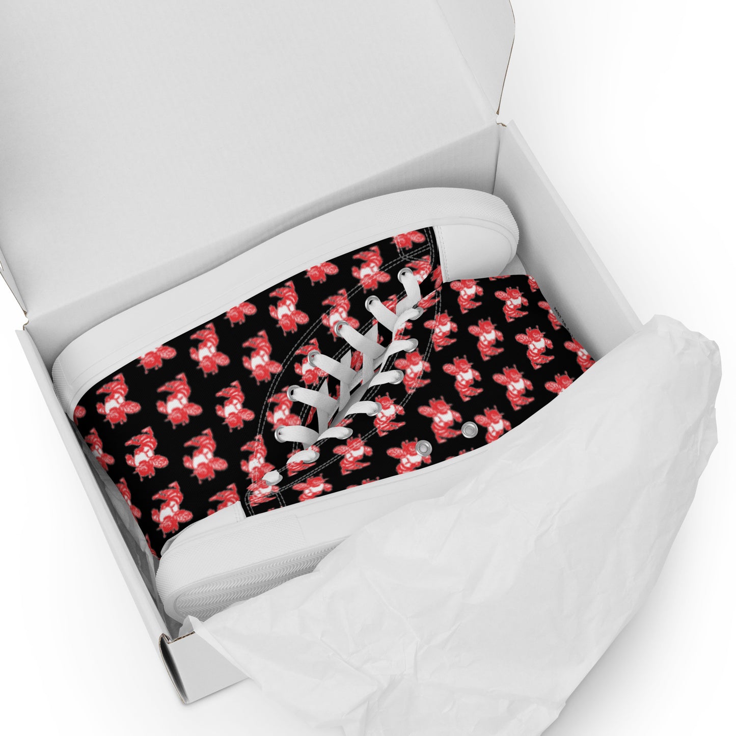 Hornets Men’s high top canvas shoes