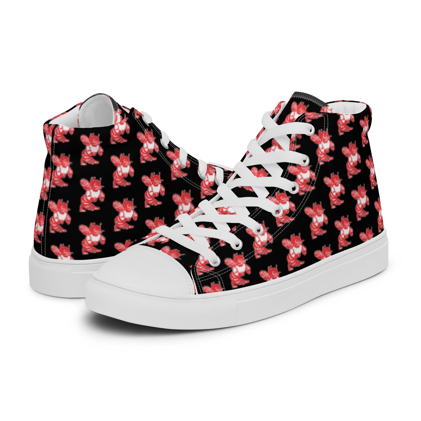 Hornets Men’s high top canvas shoes
