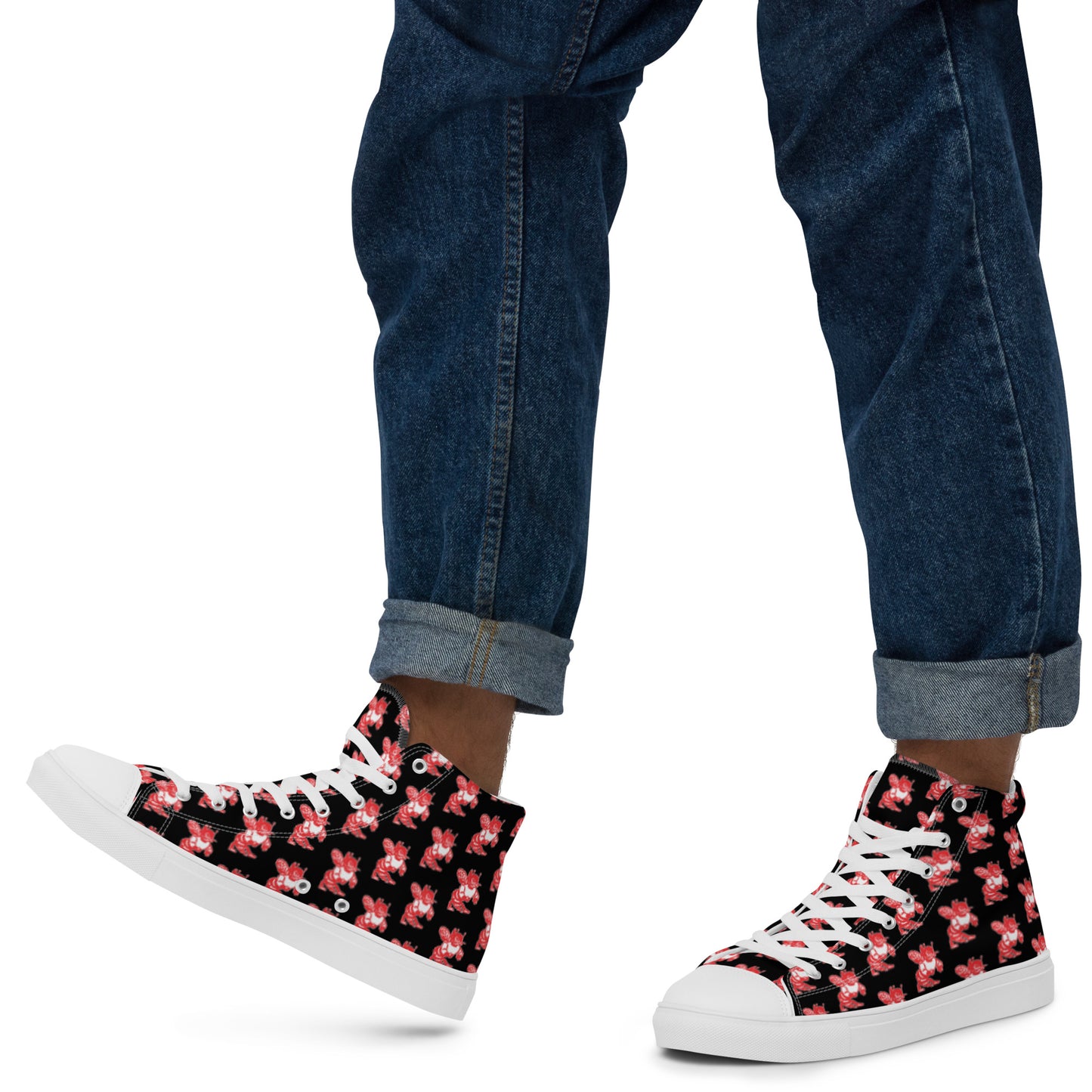 Hornets Men’s high top canvas shoes