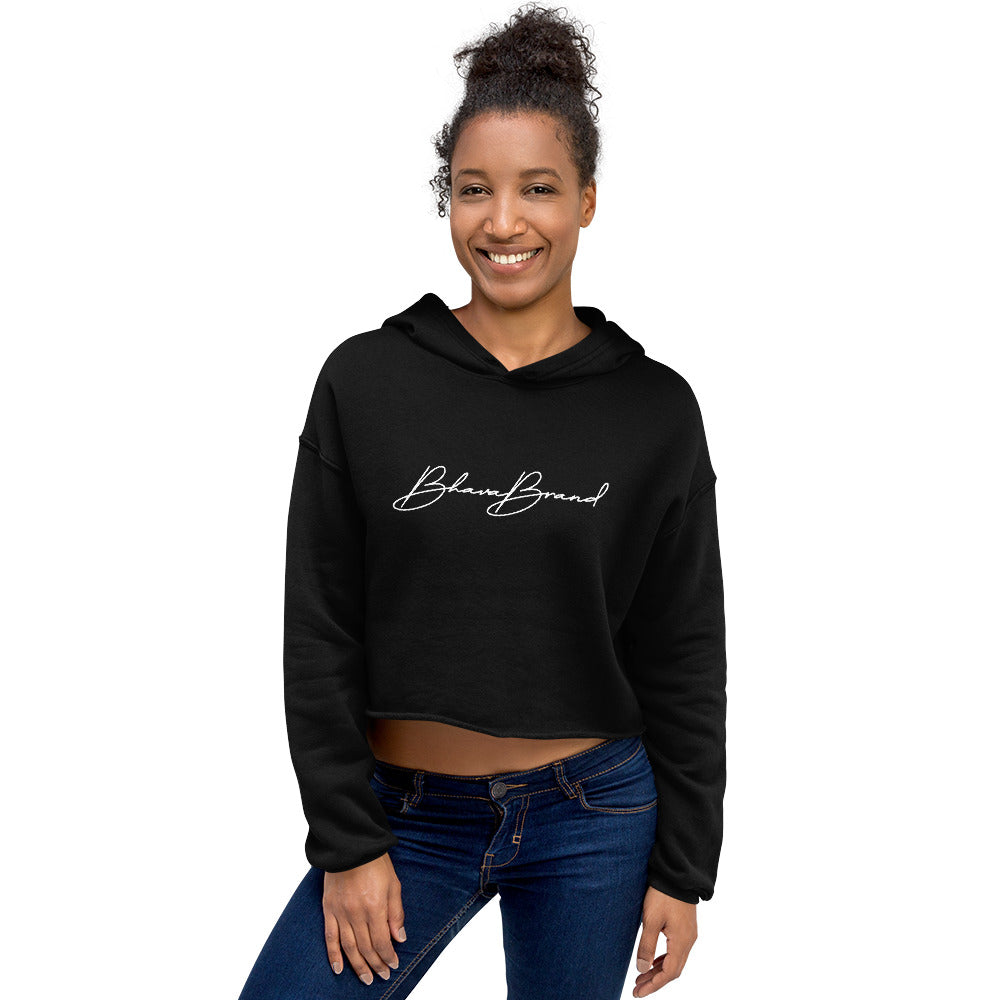 Bhava Brand Crop Hoodie