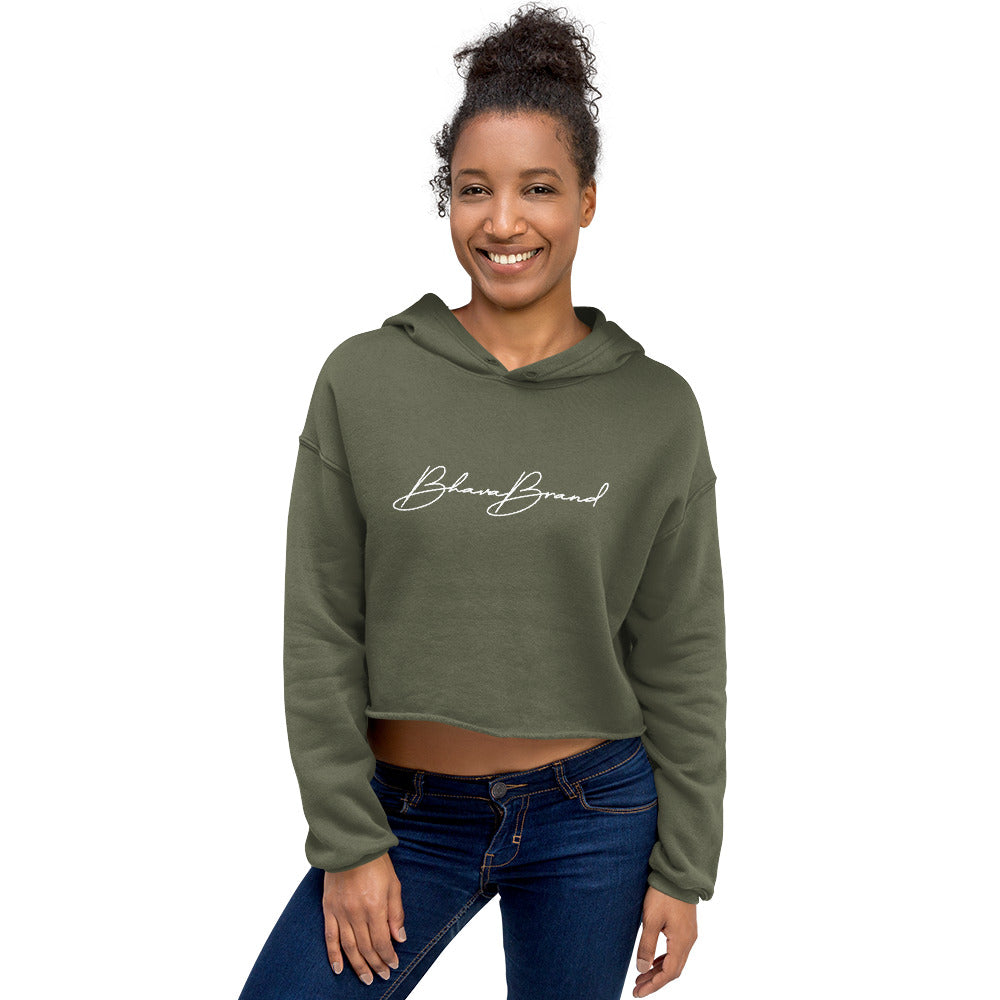 Bhava Brand Crop Hoodie