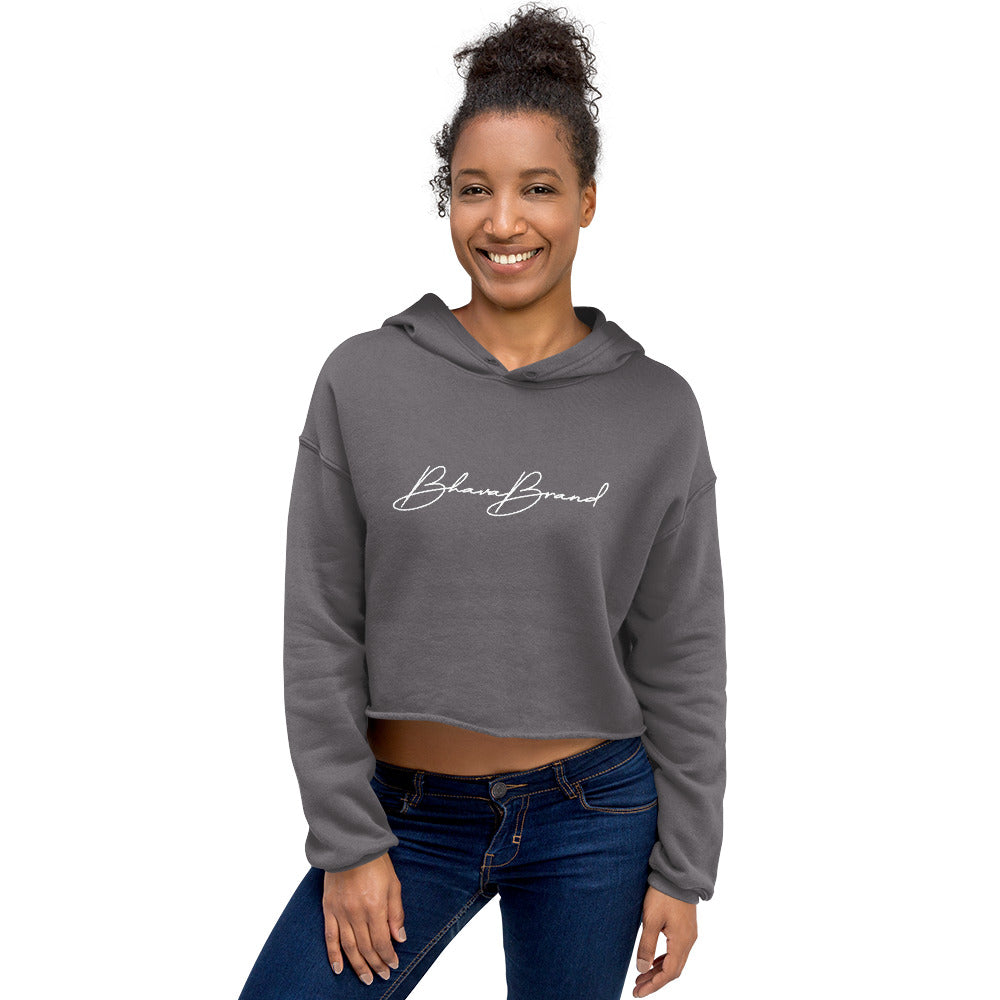 Bhava Brand Crop Hoodie