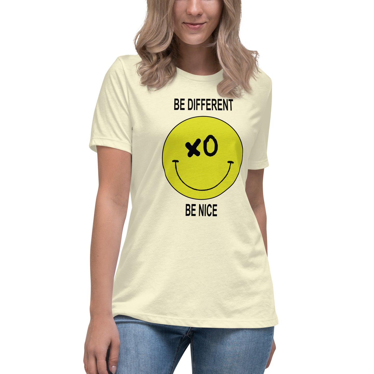 Be Different Be Nice Women's Relaxed T-Shirt