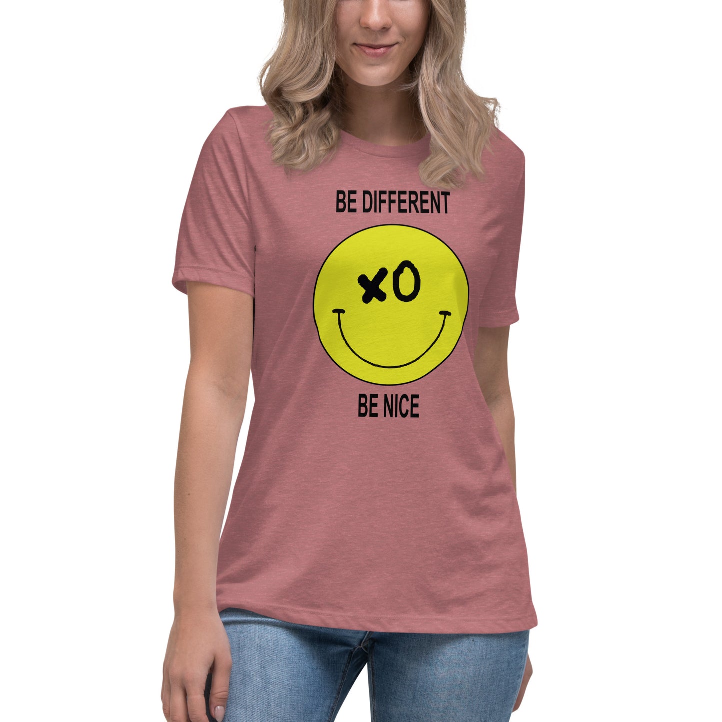 Be Different Be Nice Women's Relaxed T-Shirt