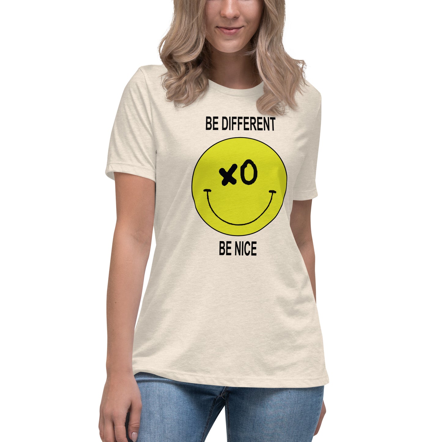Be Different Be Nice Women's Relaxed T-Shirt