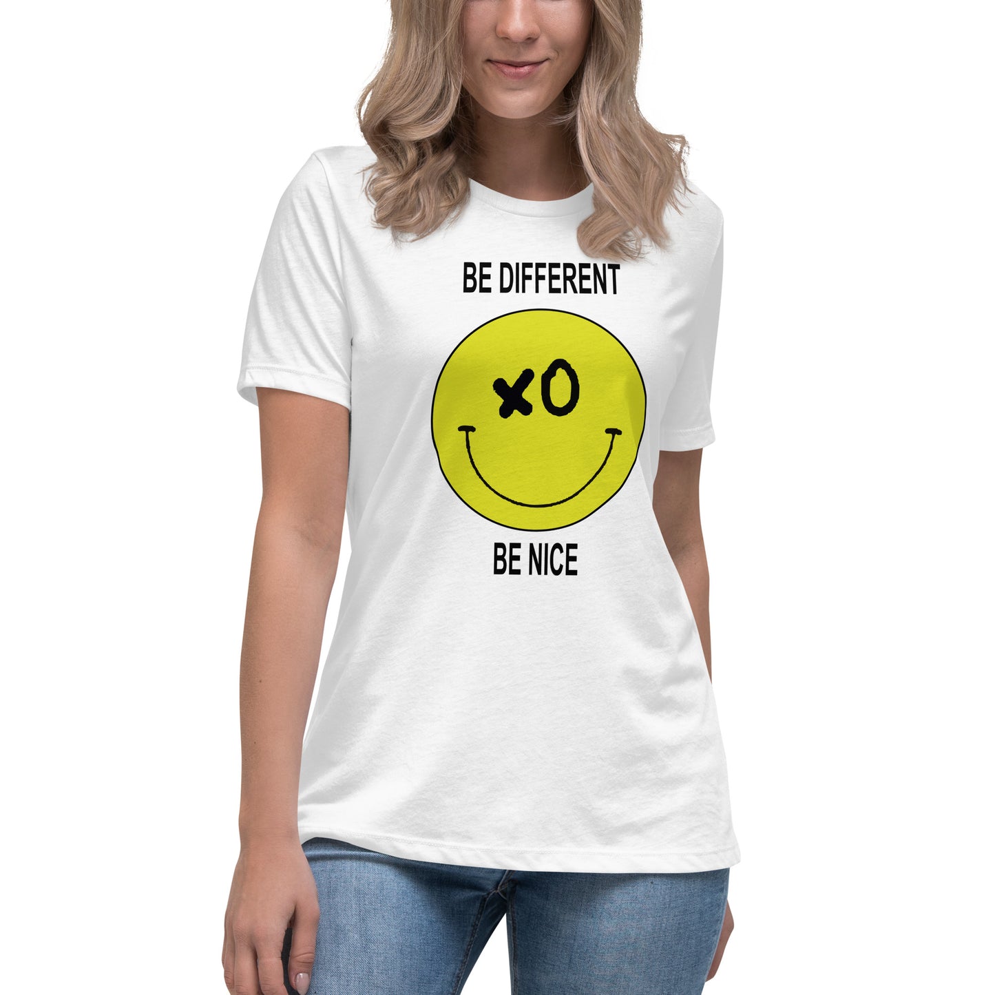 Be Different Be Nice Women's Relaxed T-Shirt