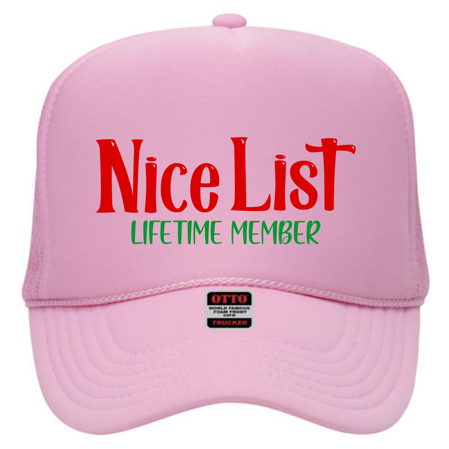 Nice List - Lifetime Member Tall Trucker Caps