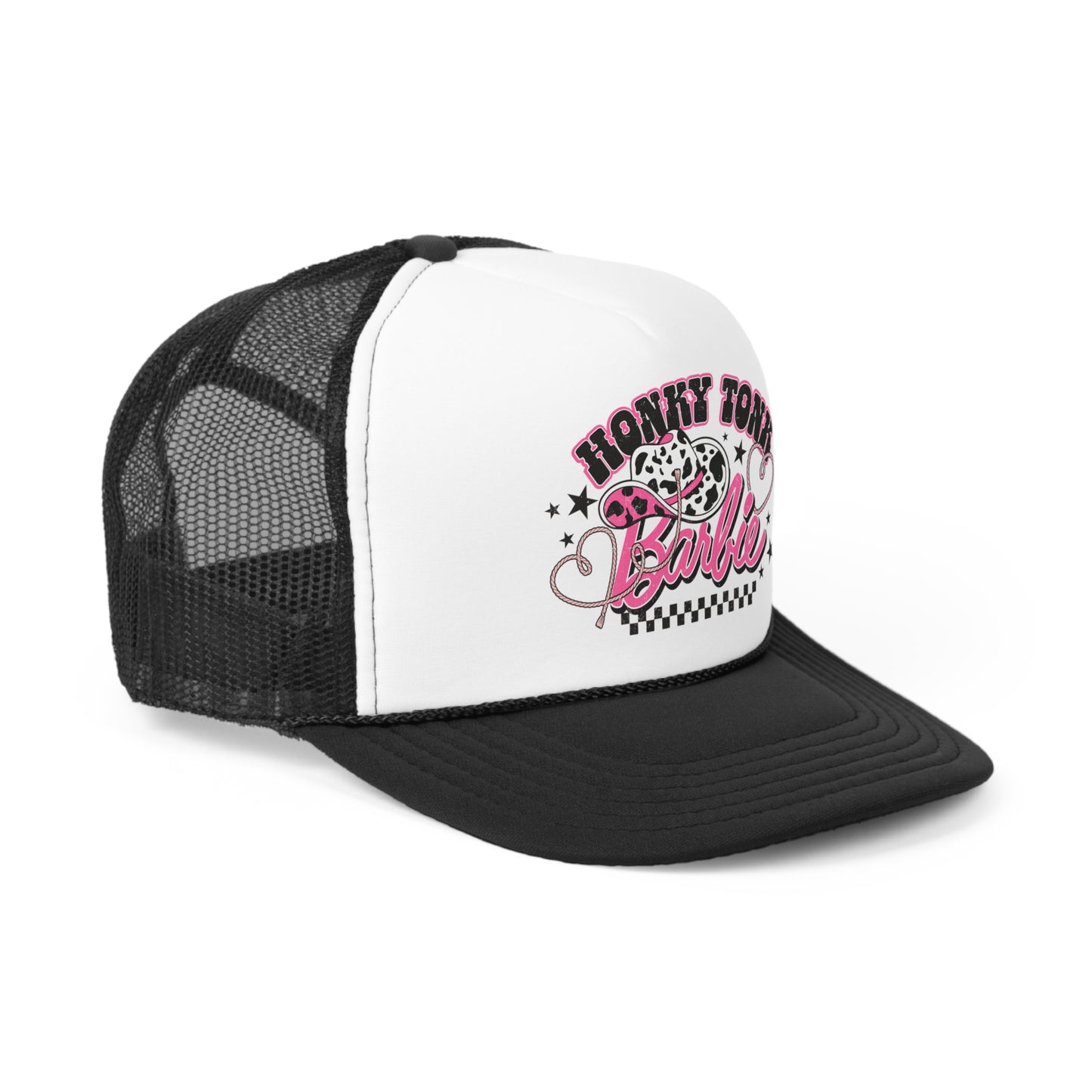 Honky Tonk Barbie Tall Trucker Caps