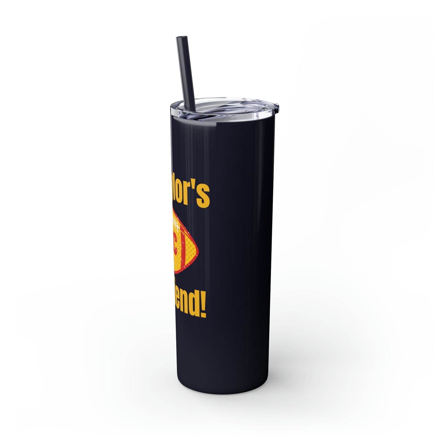 Go Taylor's Boyfriend Swift Kelce Football Skinny Tumbler with Straw, 20oz